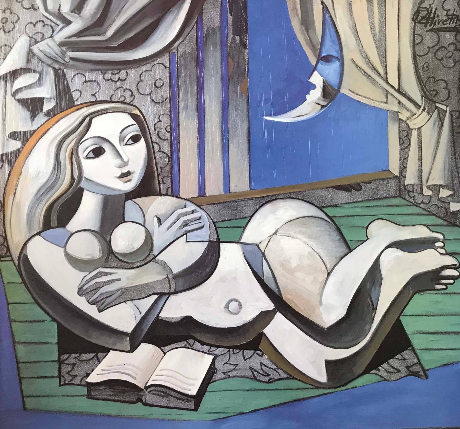 Oleg Zhivetin Nude Painting - The Dreamer