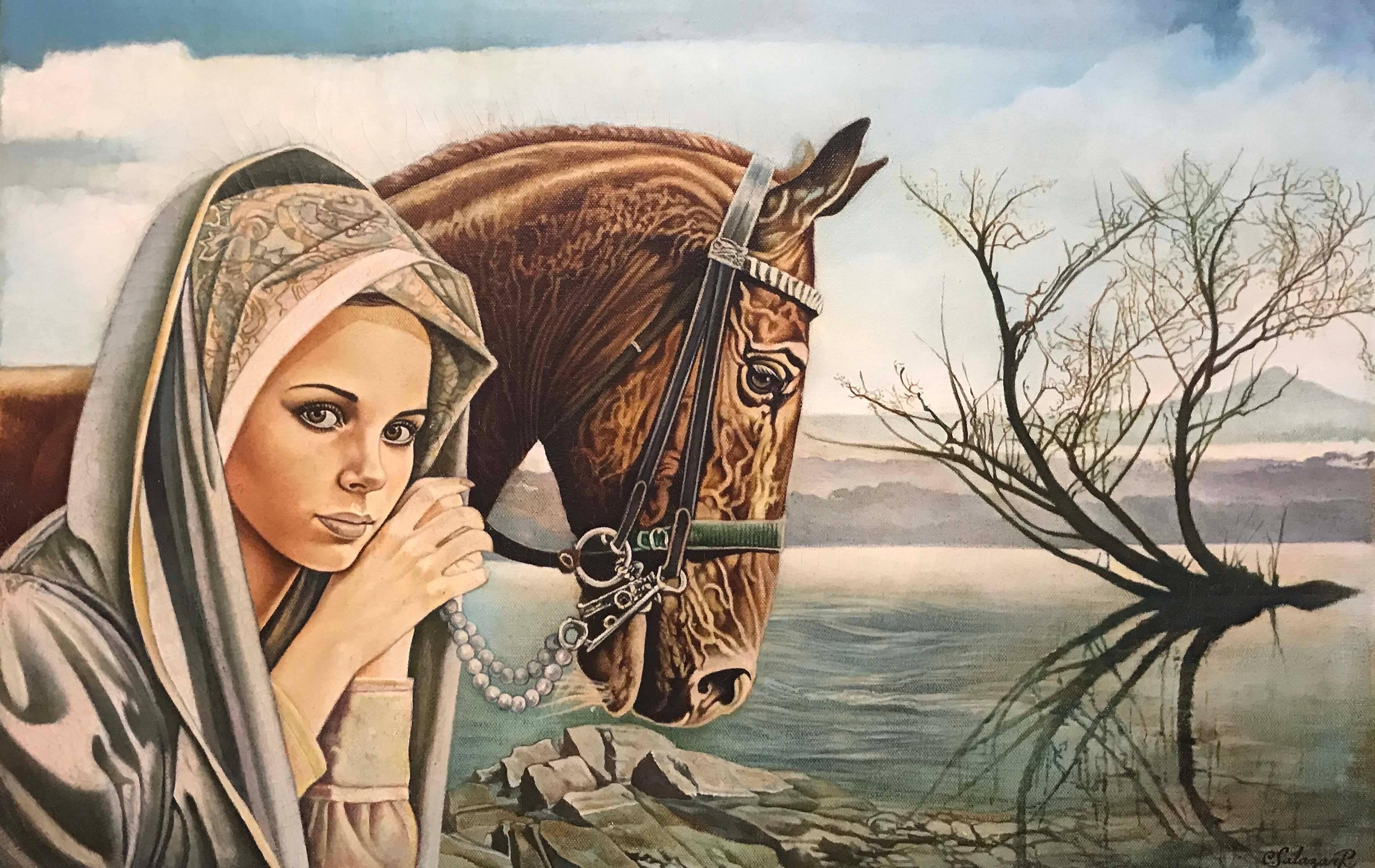 Figurative Painting de Carlos Manuel Salazar Ramirez - COMPANEROS