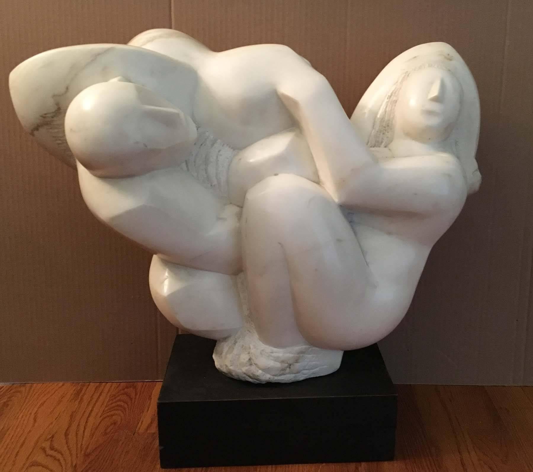 Lorrie Goulet Figurative Sculpture - AGAPE