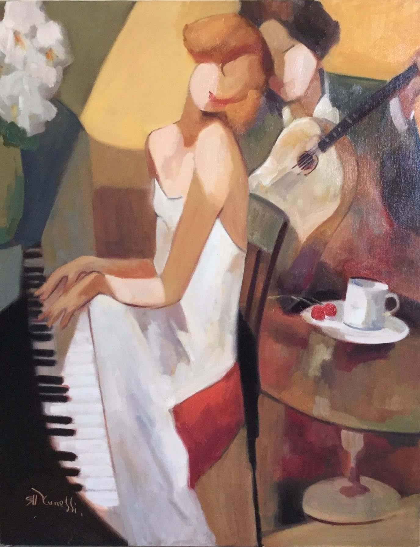 Gholam Yunessi Figurative Painting - Harmony
