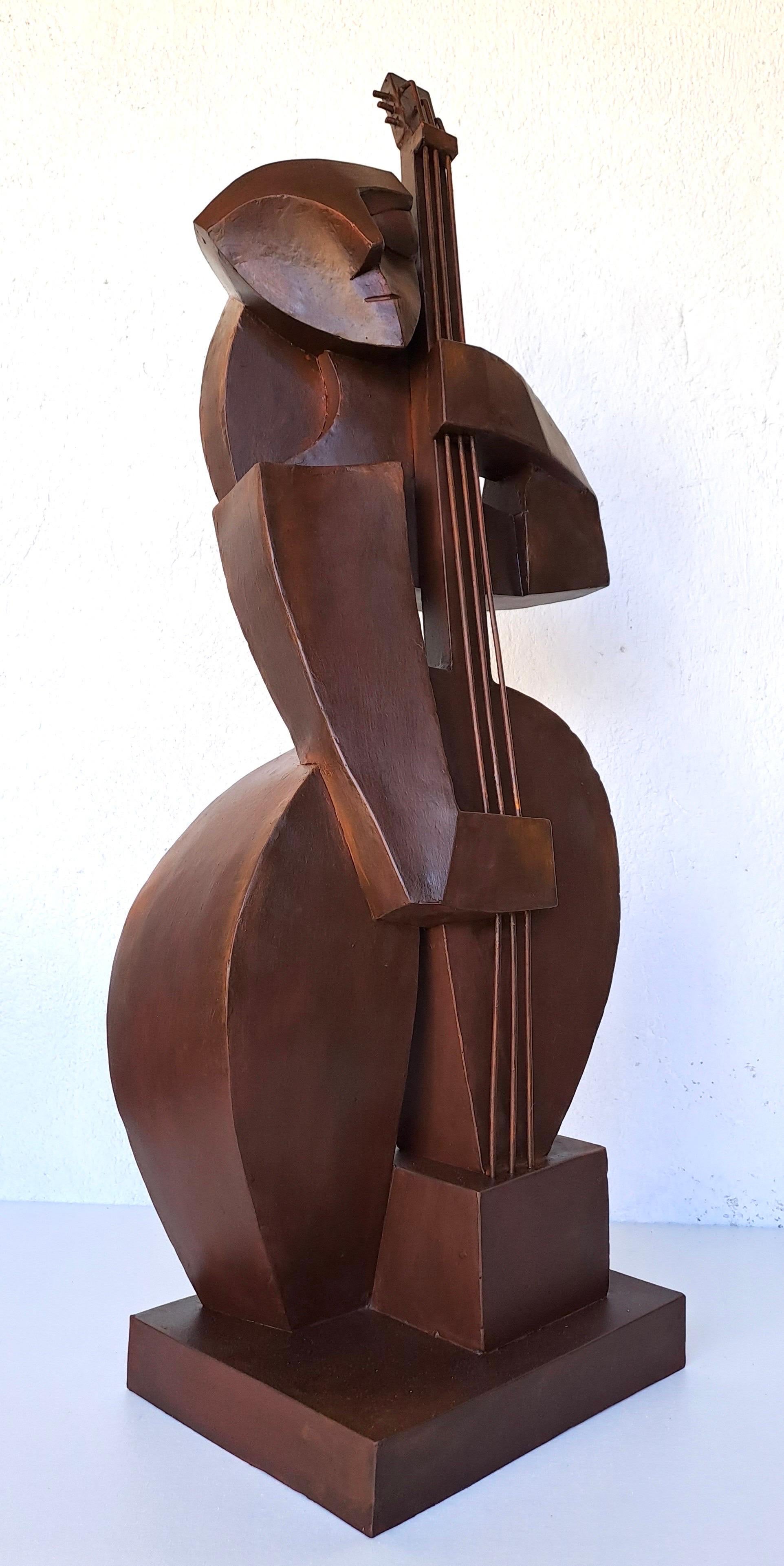 Ulises Jimenez Obregon Abstract Sculpture - "BAJISTA"