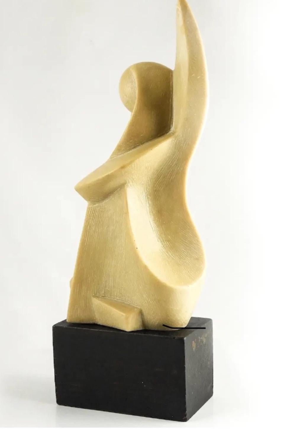 Dancer - Cubist Sculpture by Joseph Martinek