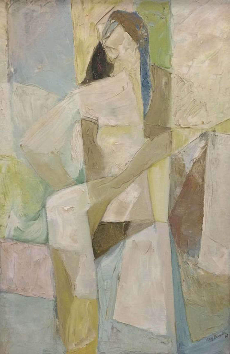 May Bender Figurative Painting - Pale Nude