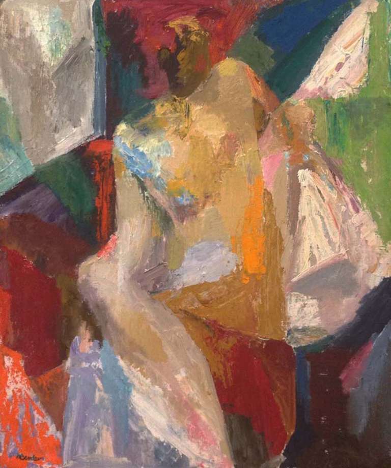 May Bender Figurative Painting - Abstract Nude