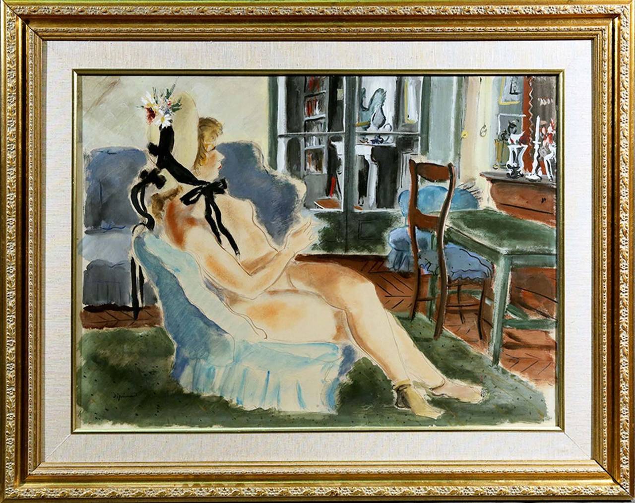 Relaxing - Painting by André Dignimont