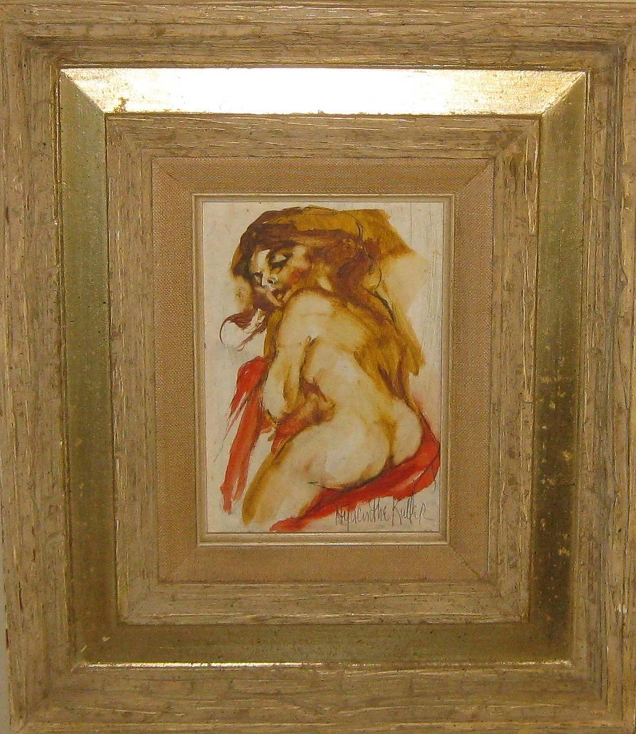 HYACINTHE KULLER BARON Nude Painting - Nude
