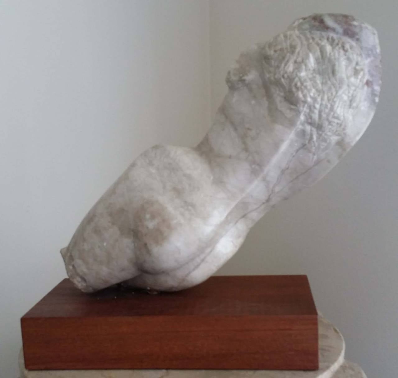 Lounging Nude - Sculpture by Unknown