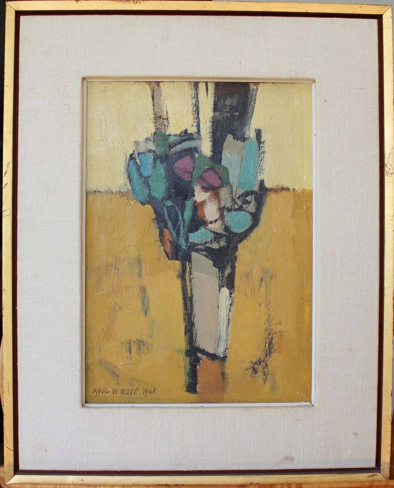Still Life with Lobster - Painting by Paul W. Wood