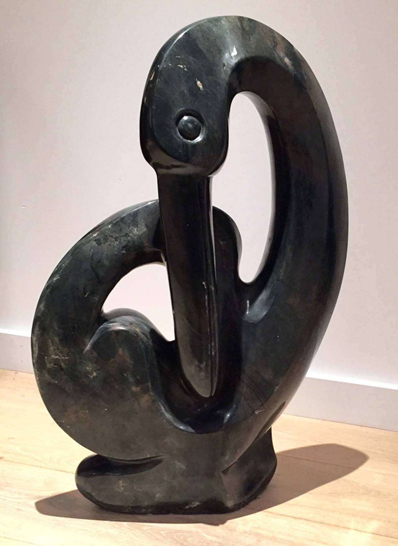 Love Birds - Sculpture by tinapi chihota
