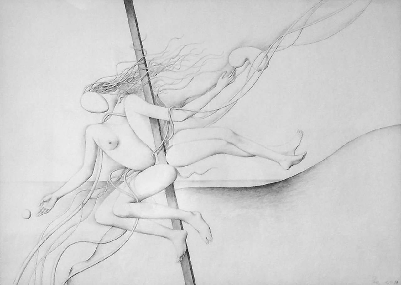 Henri Perez Figurative Art - Surreal Nude
