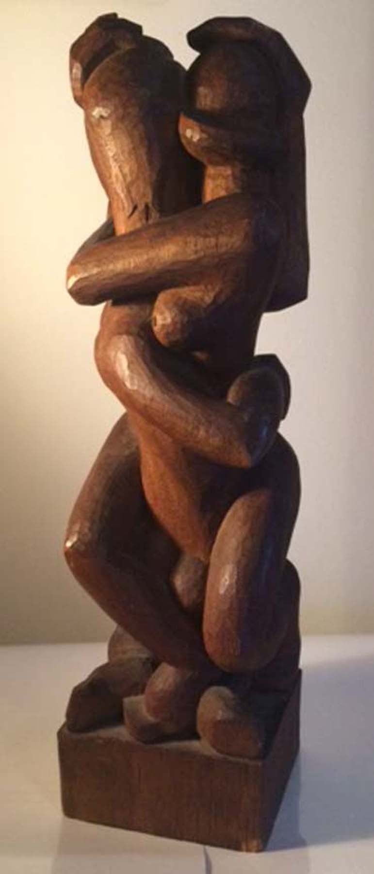 Osmon "Ajax" Jackson Nude Sculpture - Erotica