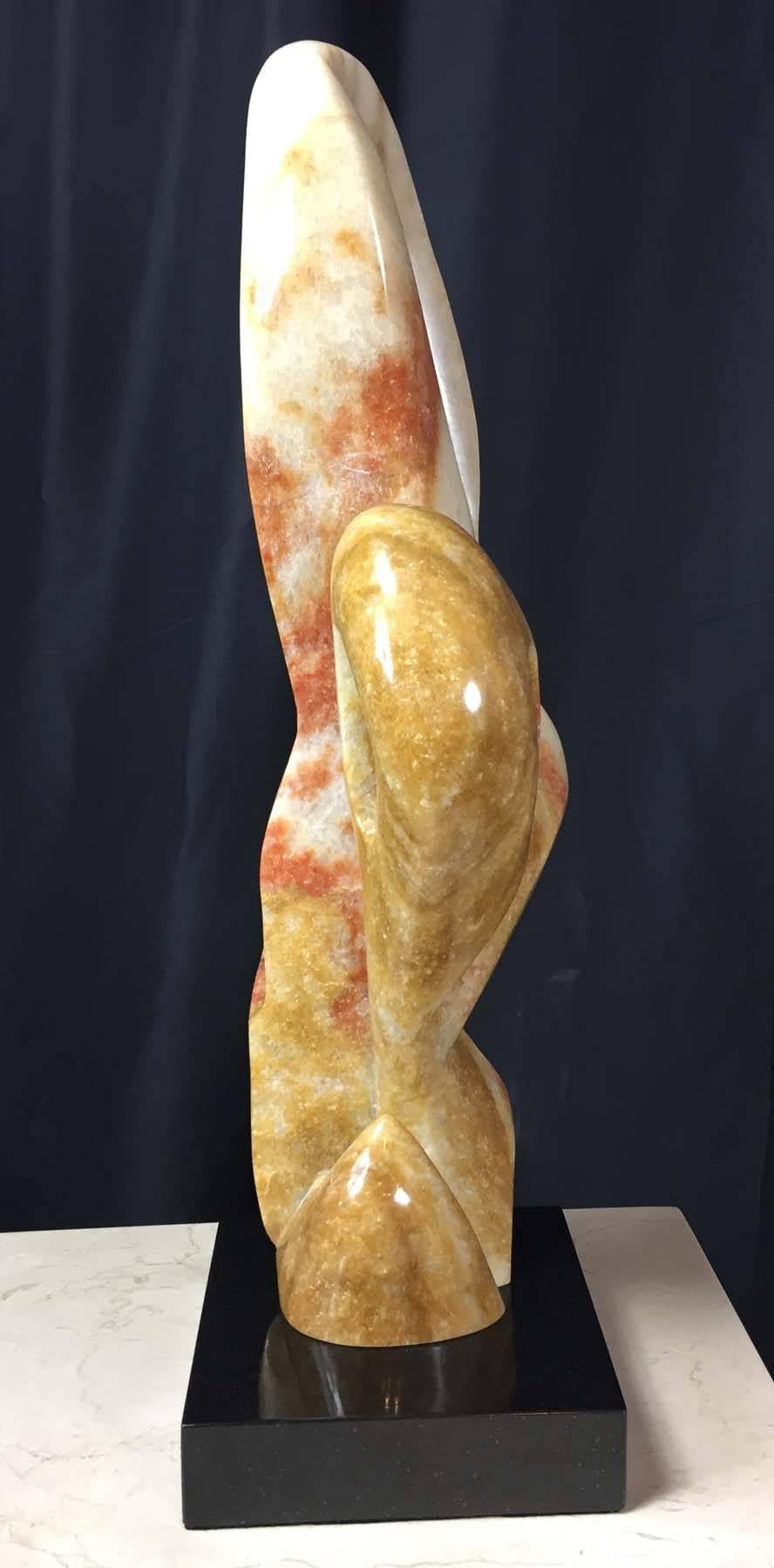 Albert Weisman

"Abstract Figures"

Marble

26.5 Inches tall overall.

American, c.1970