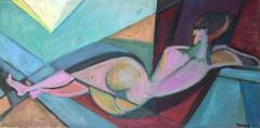 LOUNGING CUBIST NUDE
