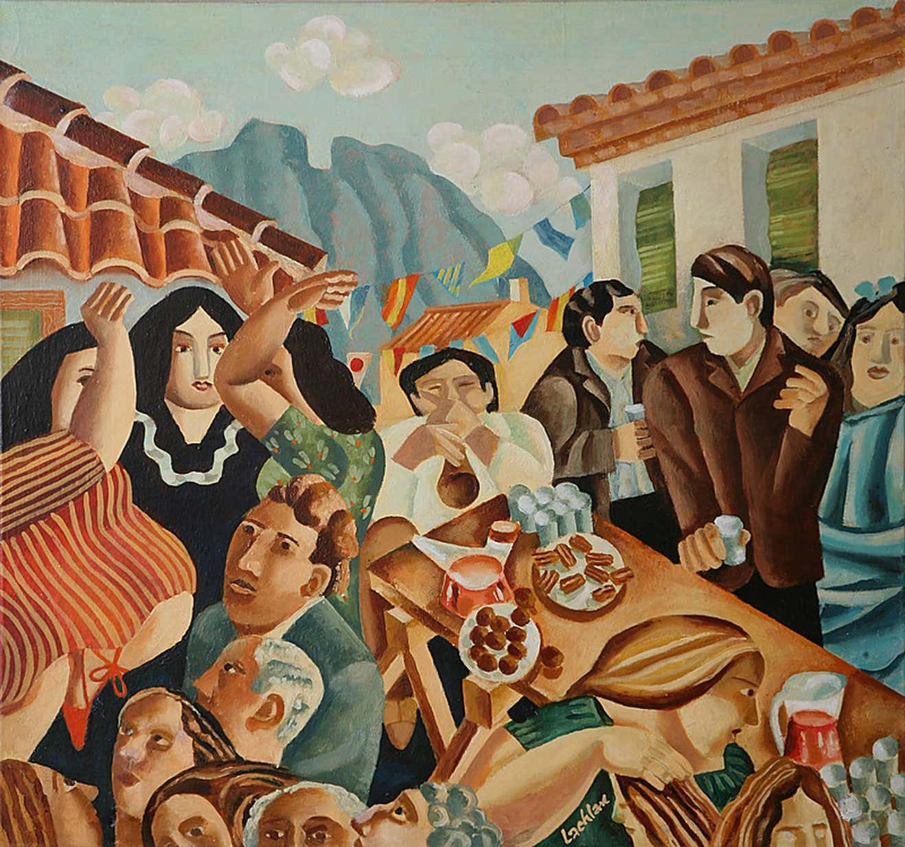 John Lachlan Campbell - Fiesta at 1stDibs