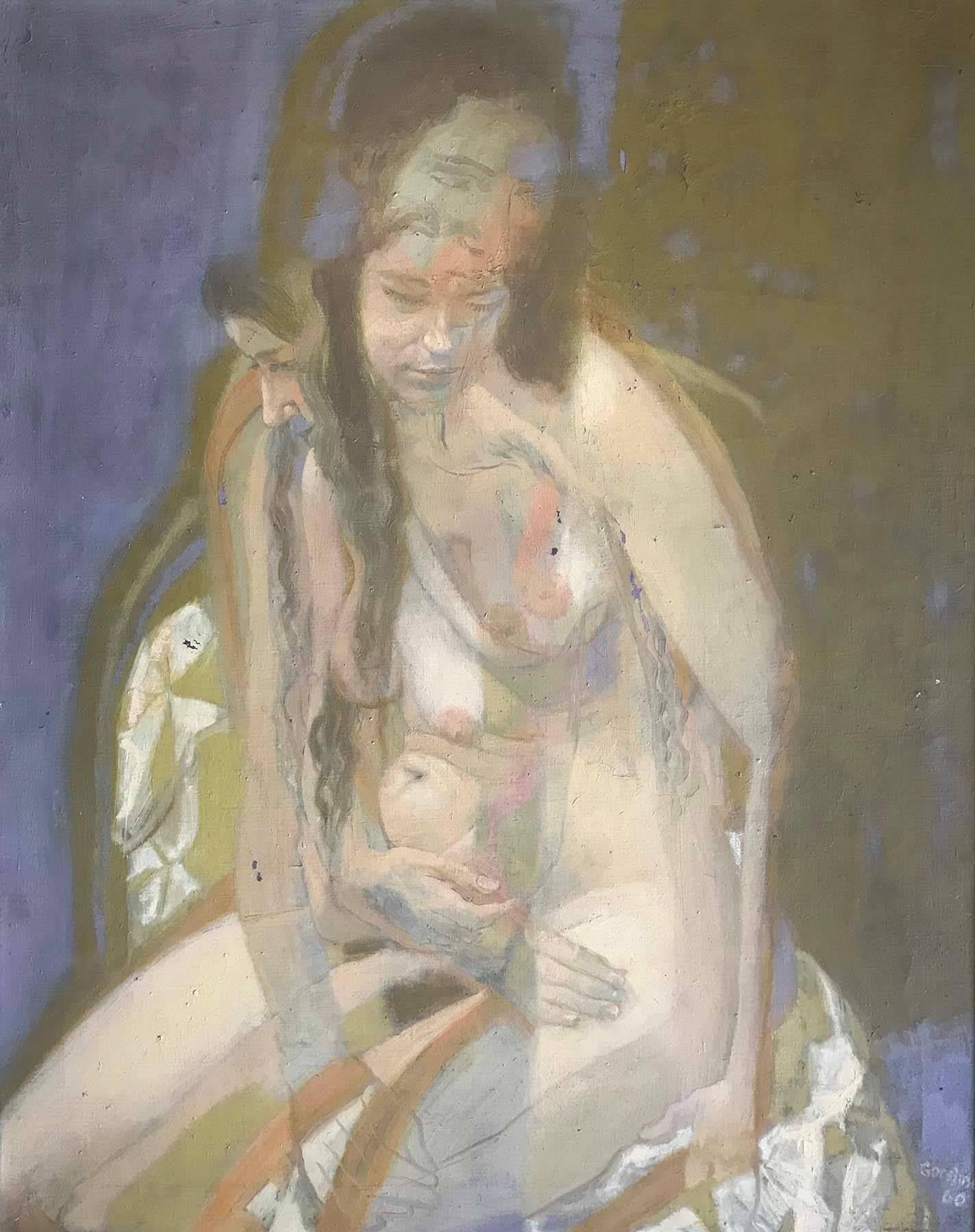 Douglas Gorsline Nude Painting - ENTANGLED NUDES