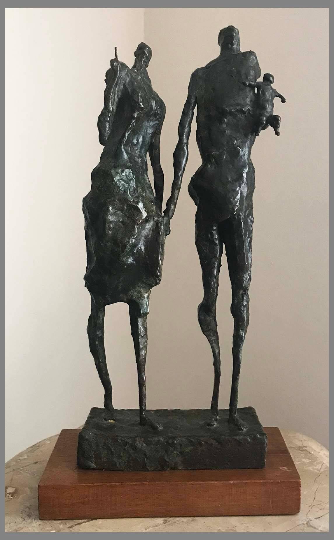 The Family - Sculpture by Carole Harrison