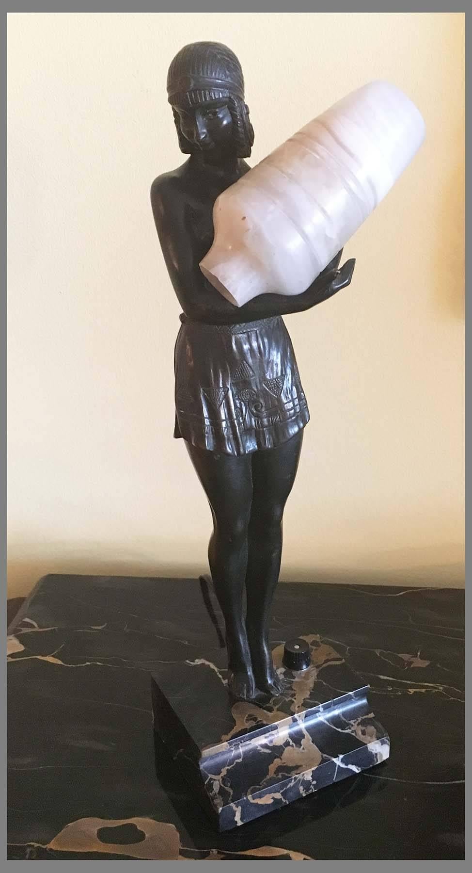 Pierre Le Faguays Figurative Sculpture - Water Carrier