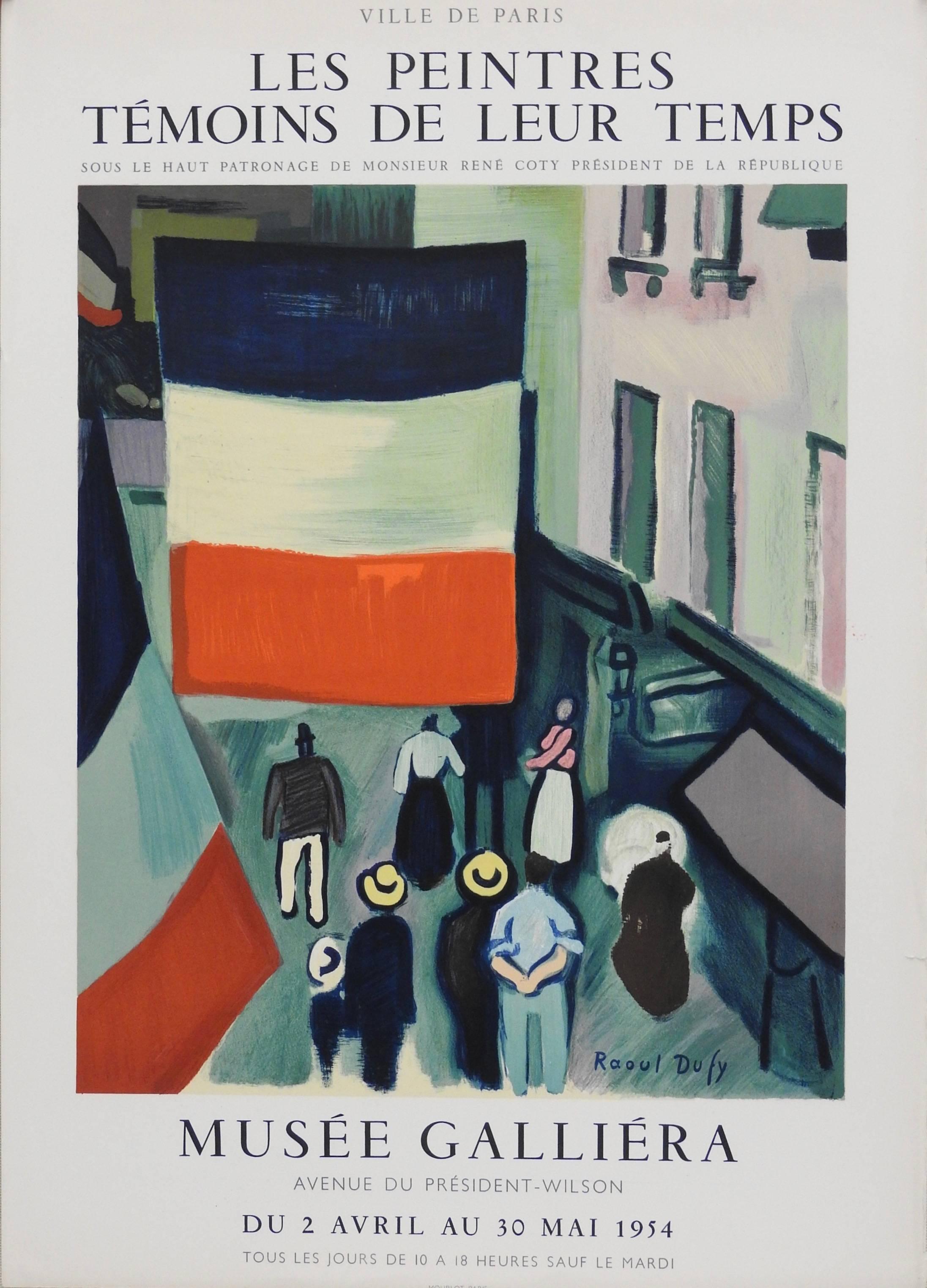 Raoul Dufy Figurative Print - Les peintres Témoins de leur temps