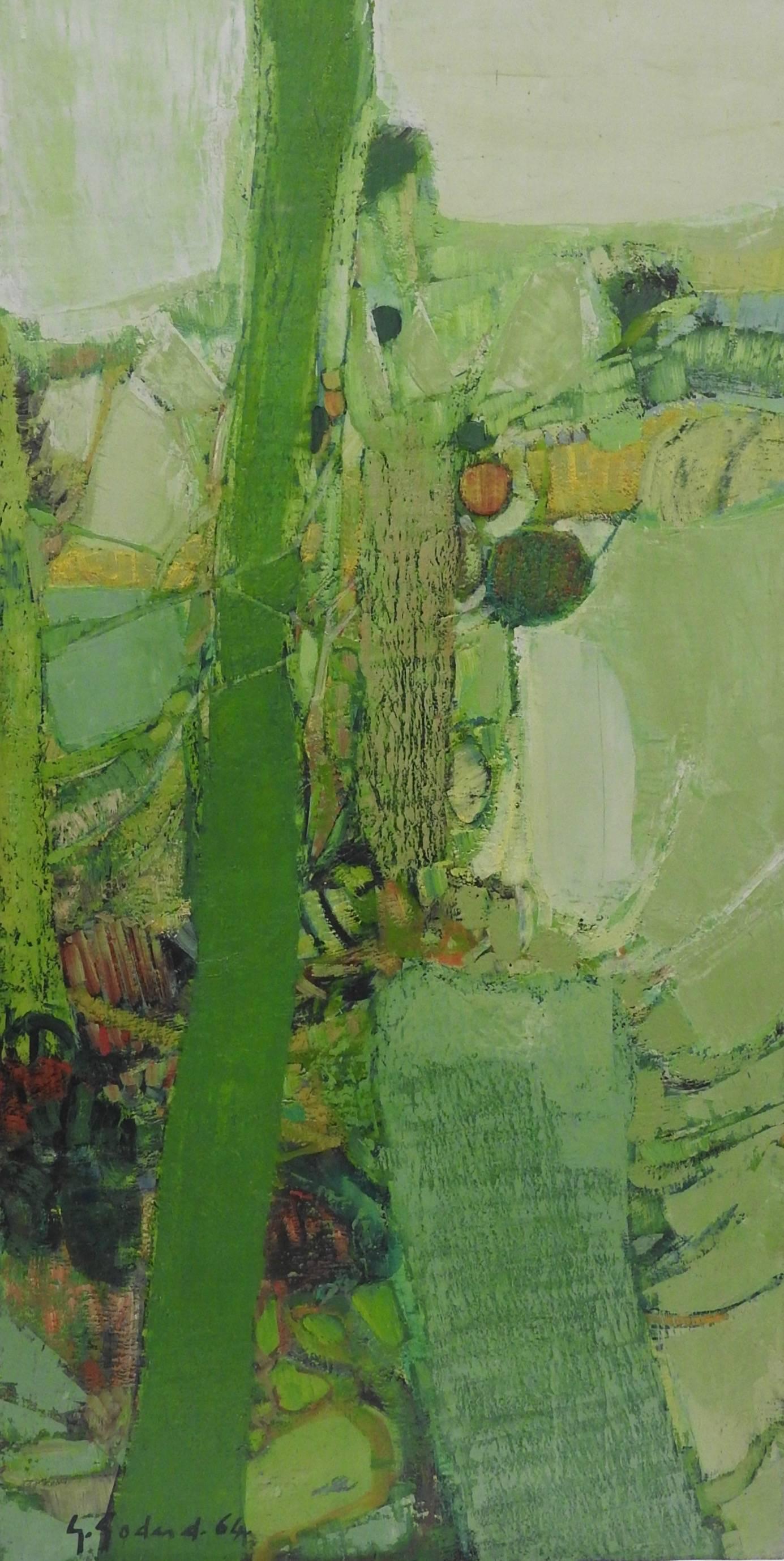 Gabriel Godard Landscape Painting - Arbre vert