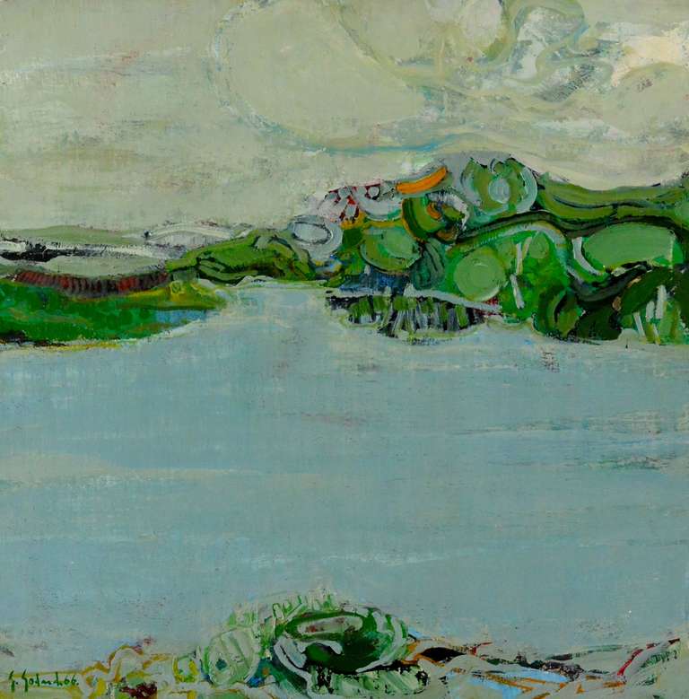Gabriel Godard Abstract Painting - Loire