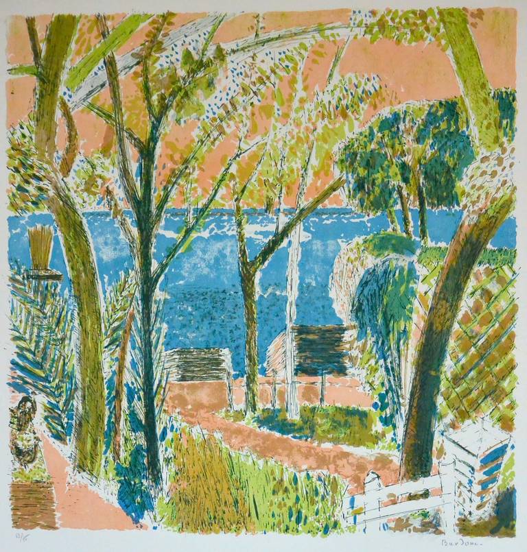 Guy Bardone Landscape Print – Arcachon