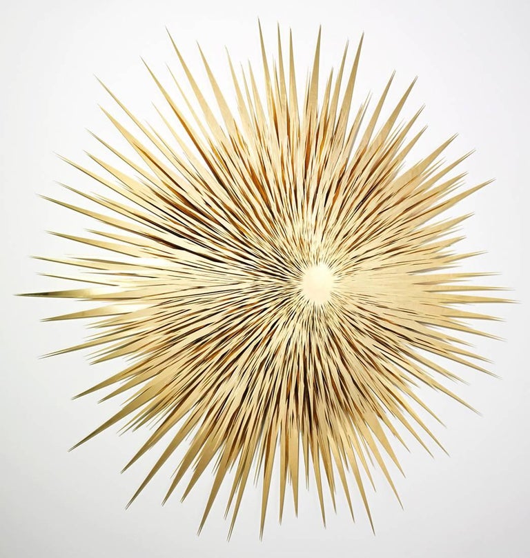 Norman Mooney - "Golden Sun No. 1", Large Bronze Abstract Wall Sculpture,  Metal, Gold For Sale at 1stDibs | sun sculptures, gold wall sculpture, sun sculpture  wall art