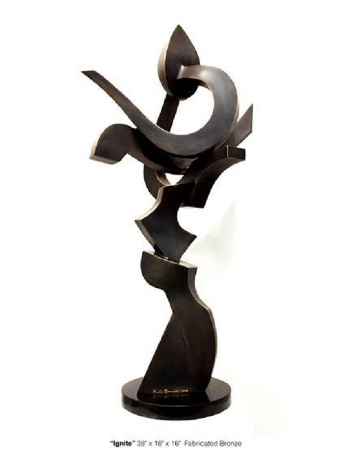 Kevin Barrett Abstract Sculpture - Ignite