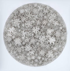 "Magic Circle", Rogan Brown, Wall Relief Sculpture, Hand Cut, Laser Cut Paper