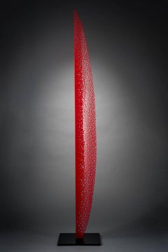 ""Red Eidolon I"", Michael Enn Sirvet, zeitgenössische abstrakte Skulptur, 2015