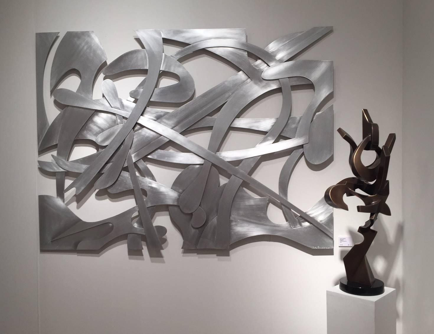 abstract wall sculpture