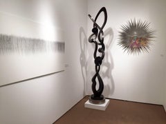 "Pencil on Panel No. 16", Contemporary Aluminum Wall Relief Sculpture, Metal