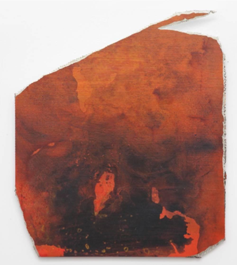 Abstract Painting de Joe Goode - CAREFUL