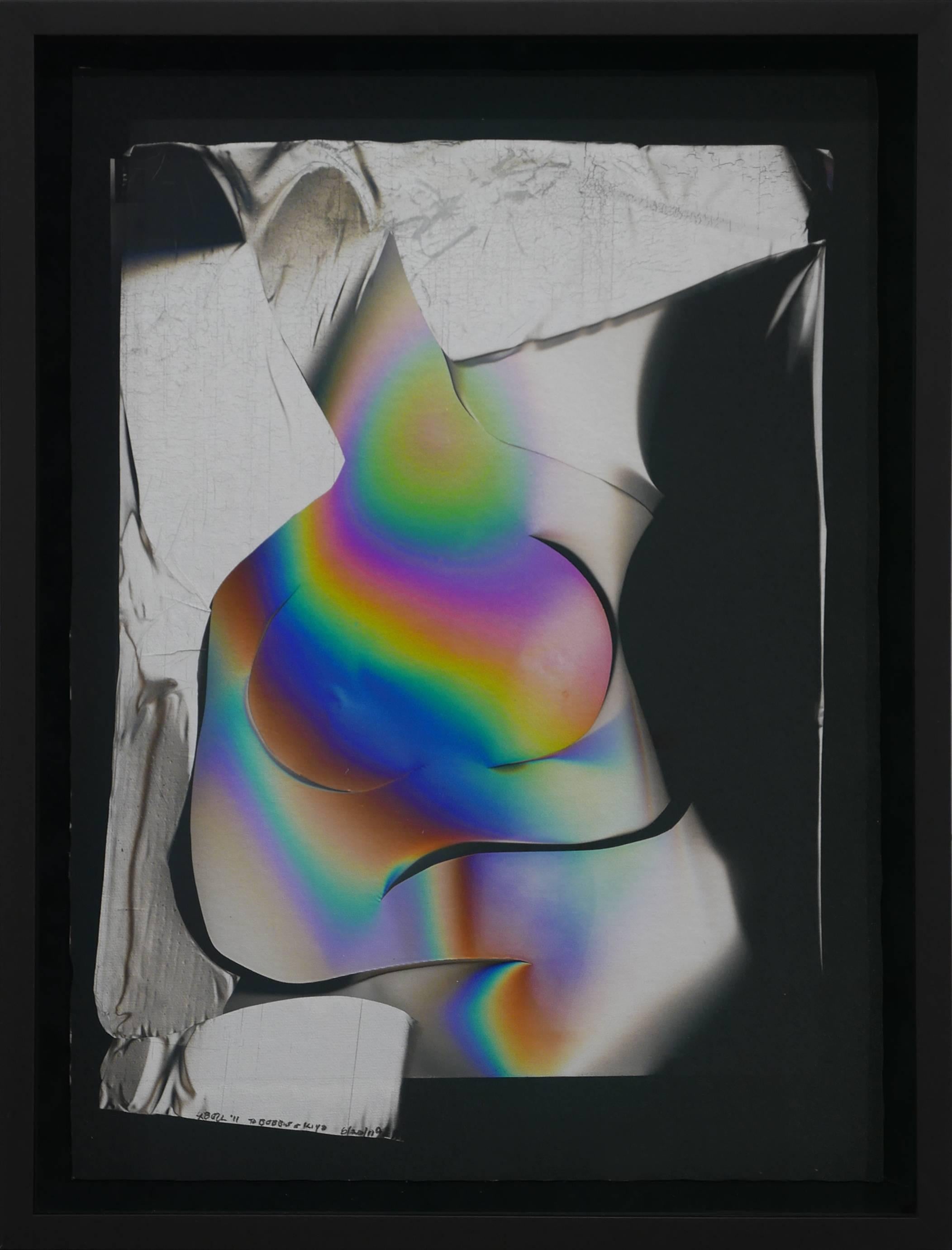 Larry Bell Abstract Painting - SF 6.20.11A (Small Figure)
