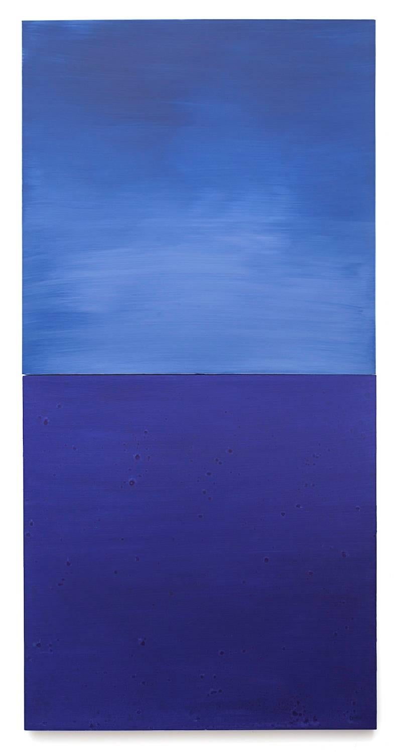 Joe Goode Abstract Painting - Ocean Blue #113