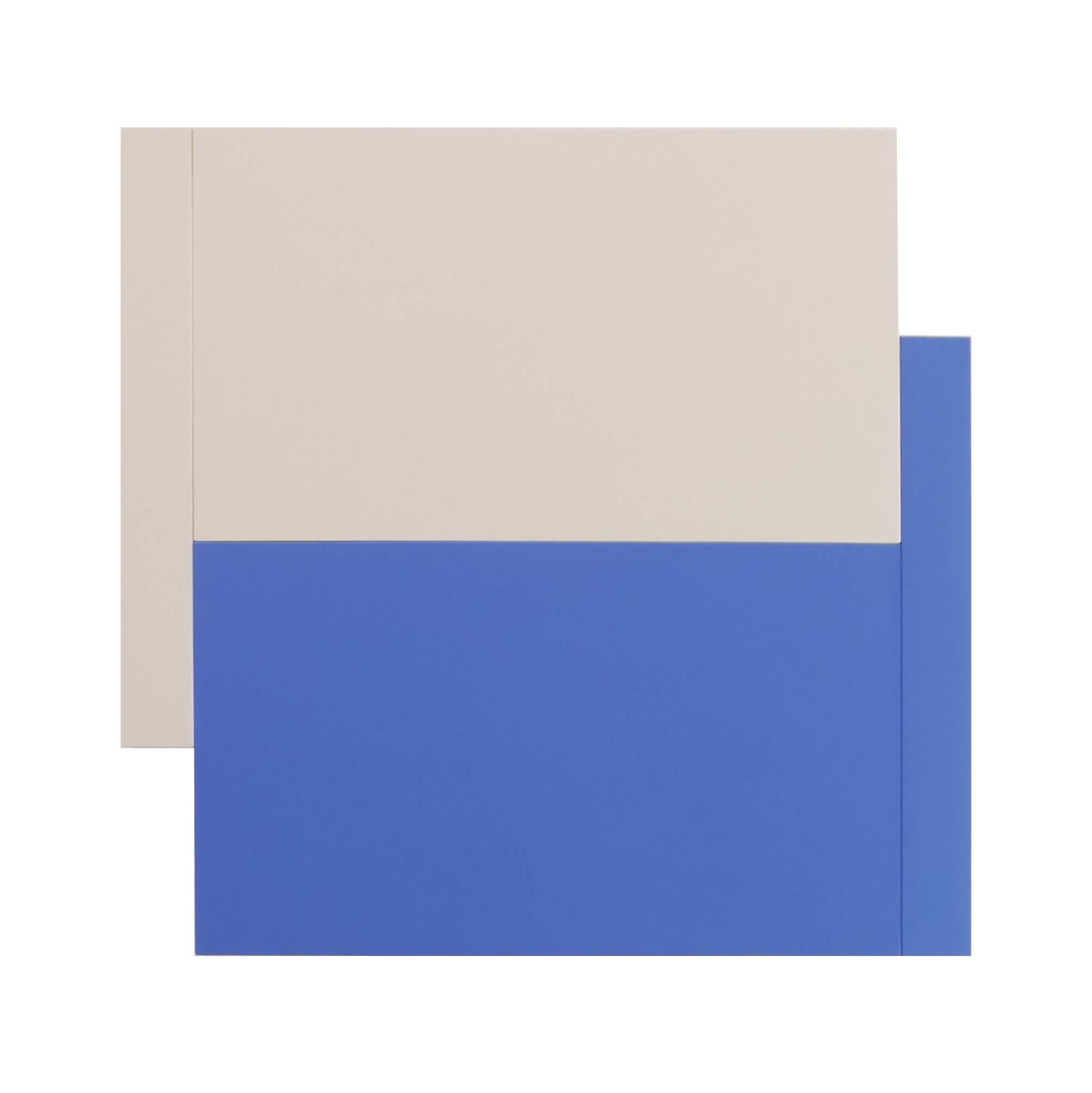 Scot Heywood Abstract Painting – Shift - Canvas, Blue