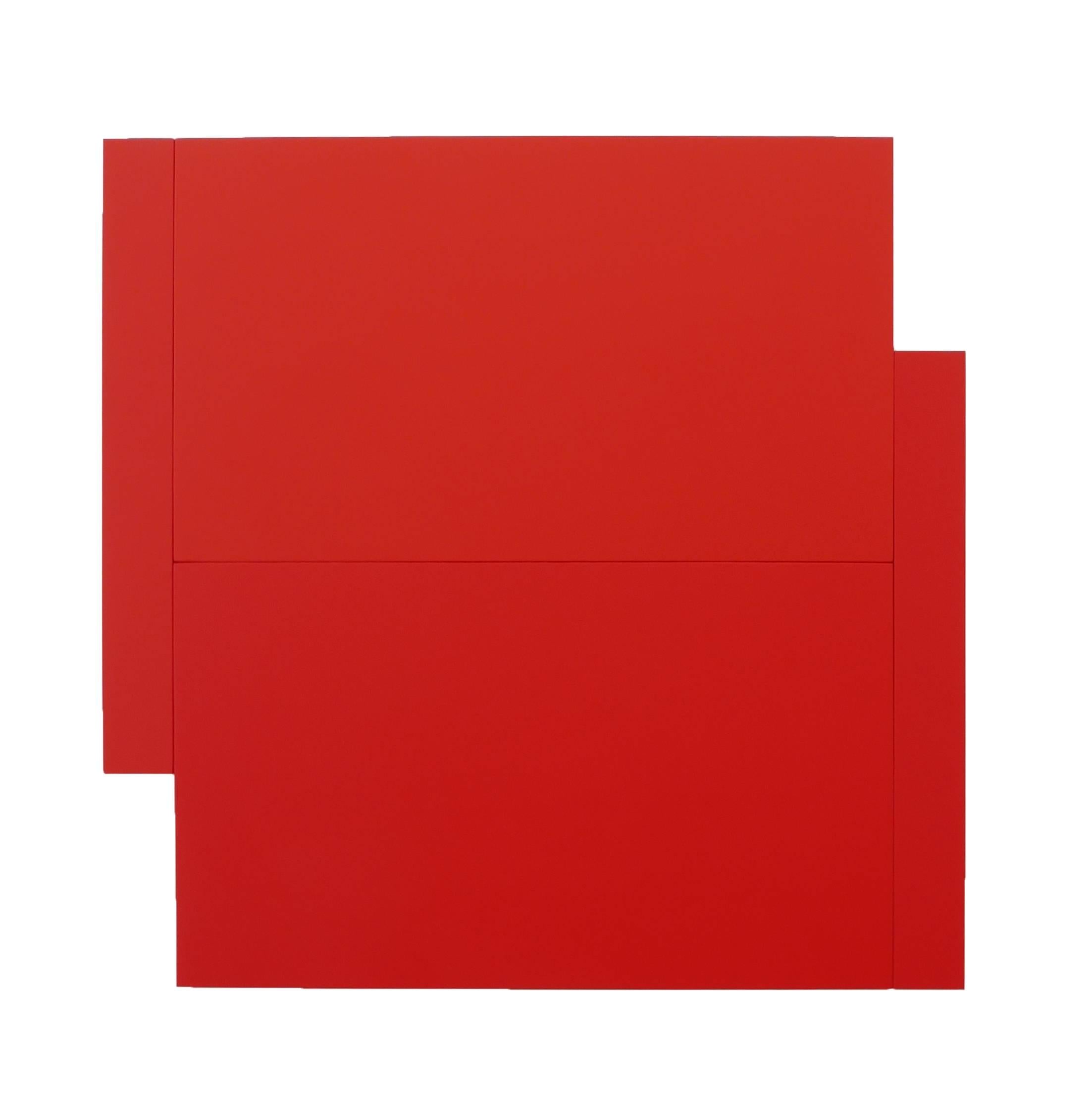 Scot Heywood Abstract Painting – Shift - Red on Red