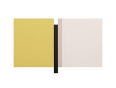Sunyata - Gray, Yellow, White, Canvas