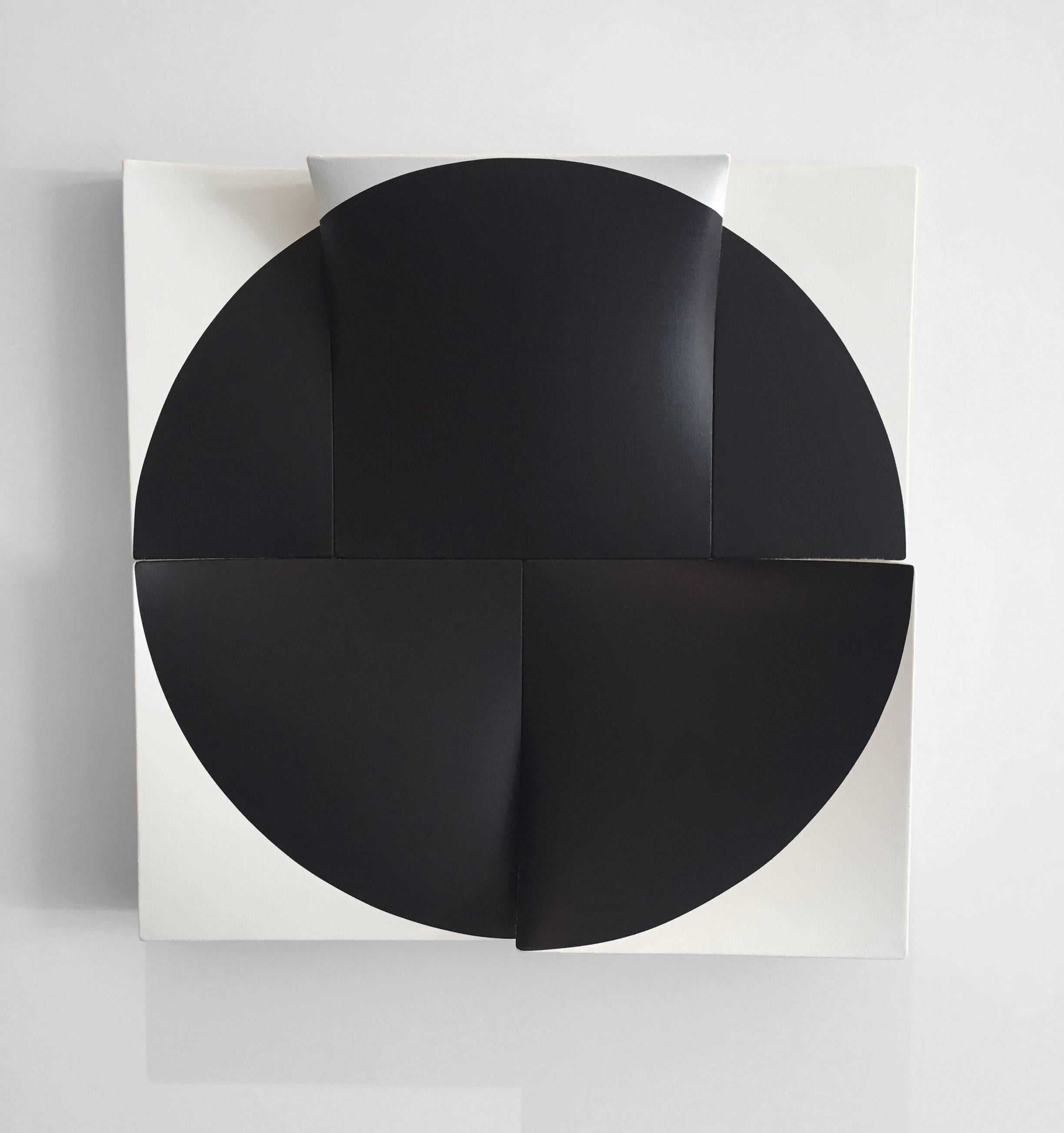 Jan Maarten Voskuil Abstract Painting - Flat-Out Pointless Black, Improved and Renewed