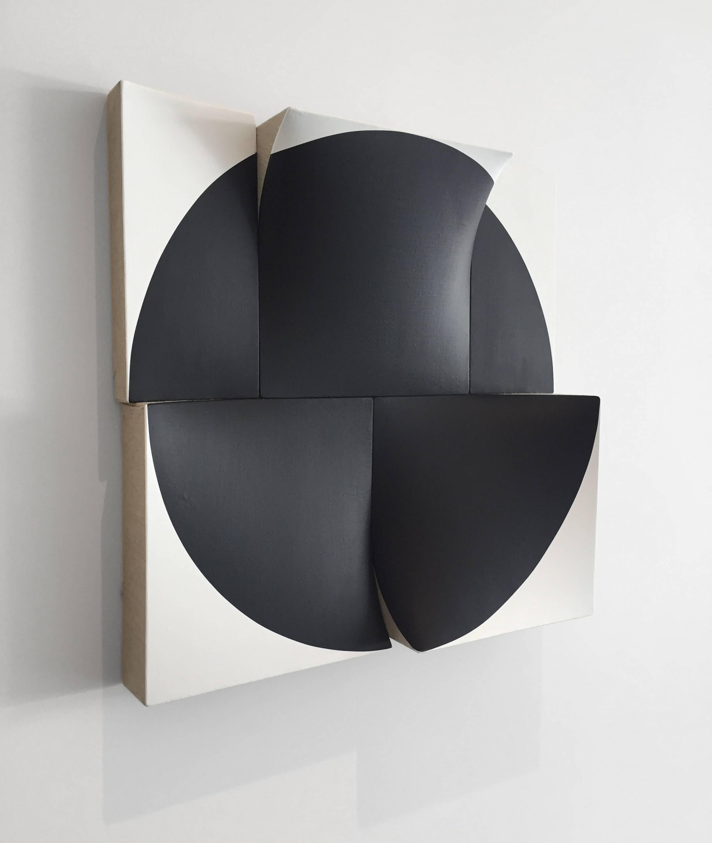 Flat-Out Pointless Black, Improved and Renewed - Painting by Jan Maarten Voskuil