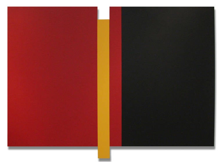 Scot Heywood Abstract Painting - Sunyata Red/Yellow/Black