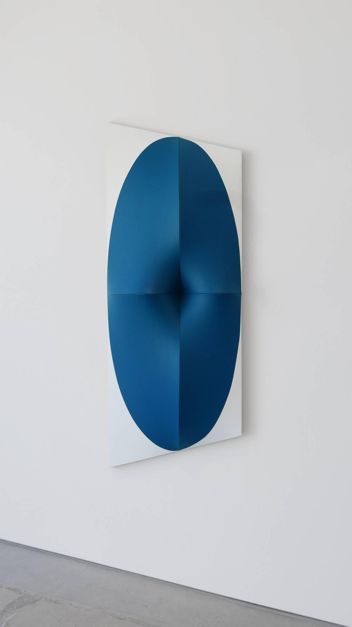Pointing Inside in Perspective - Minimalist Painting by Jan Maarten Voskuil