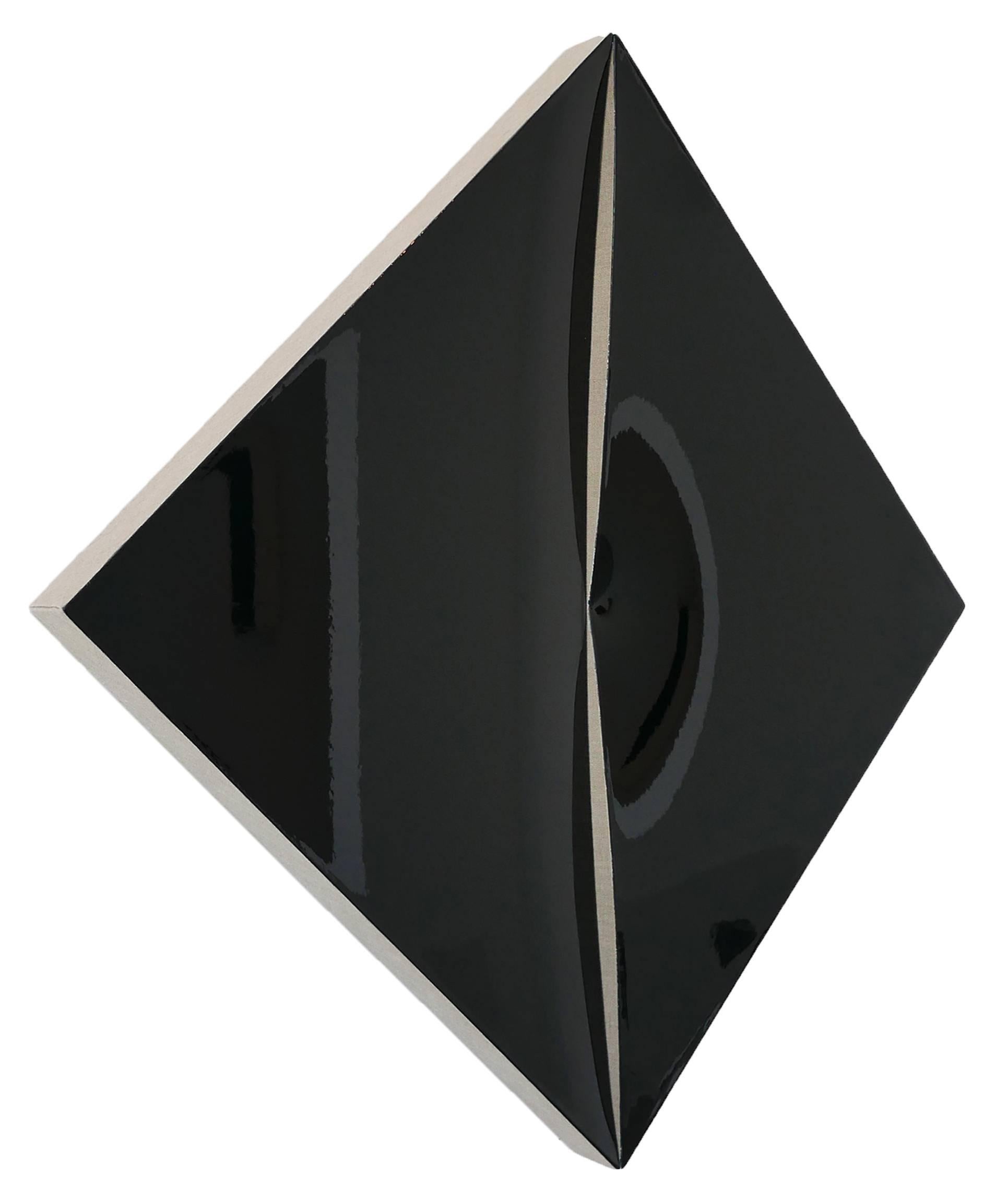 Non-Fit Triangles II - Painting by Jan Maarten Voskuil