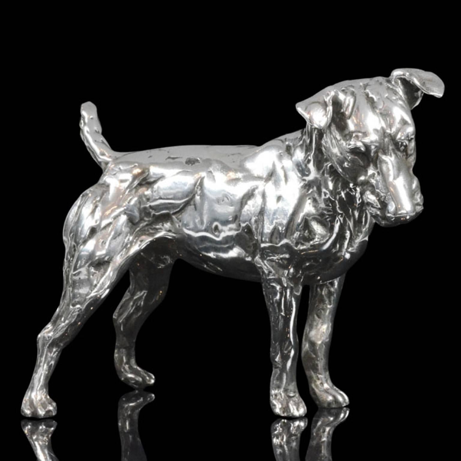 patterdale terrier statue