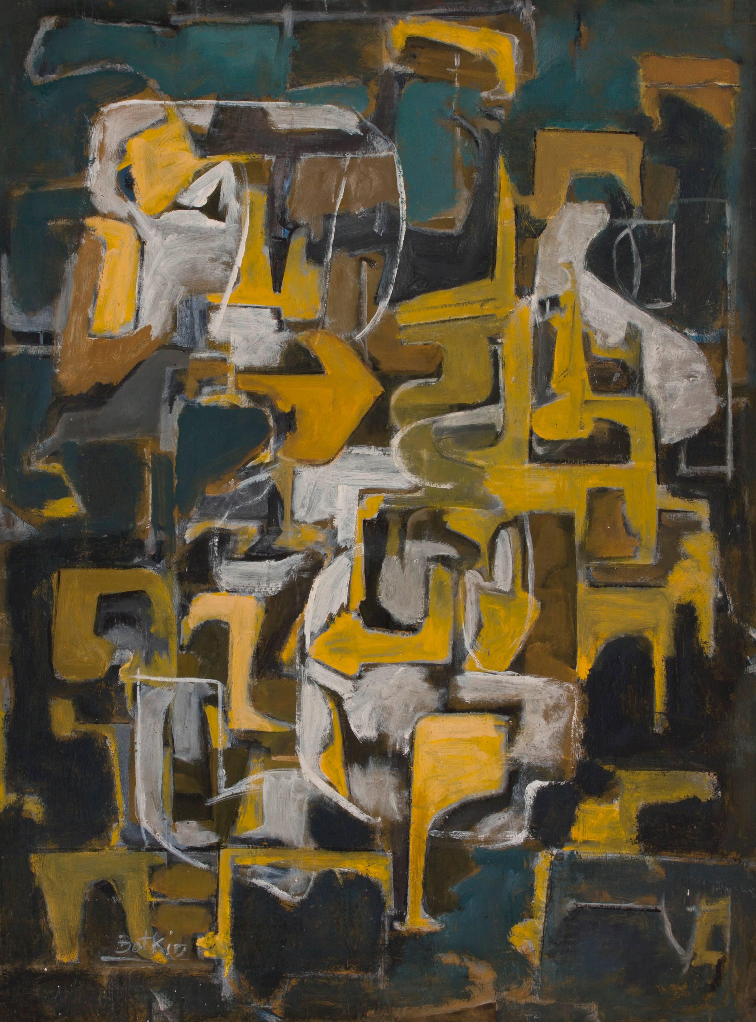 Henry Botkin Abstract Painting - Enigma