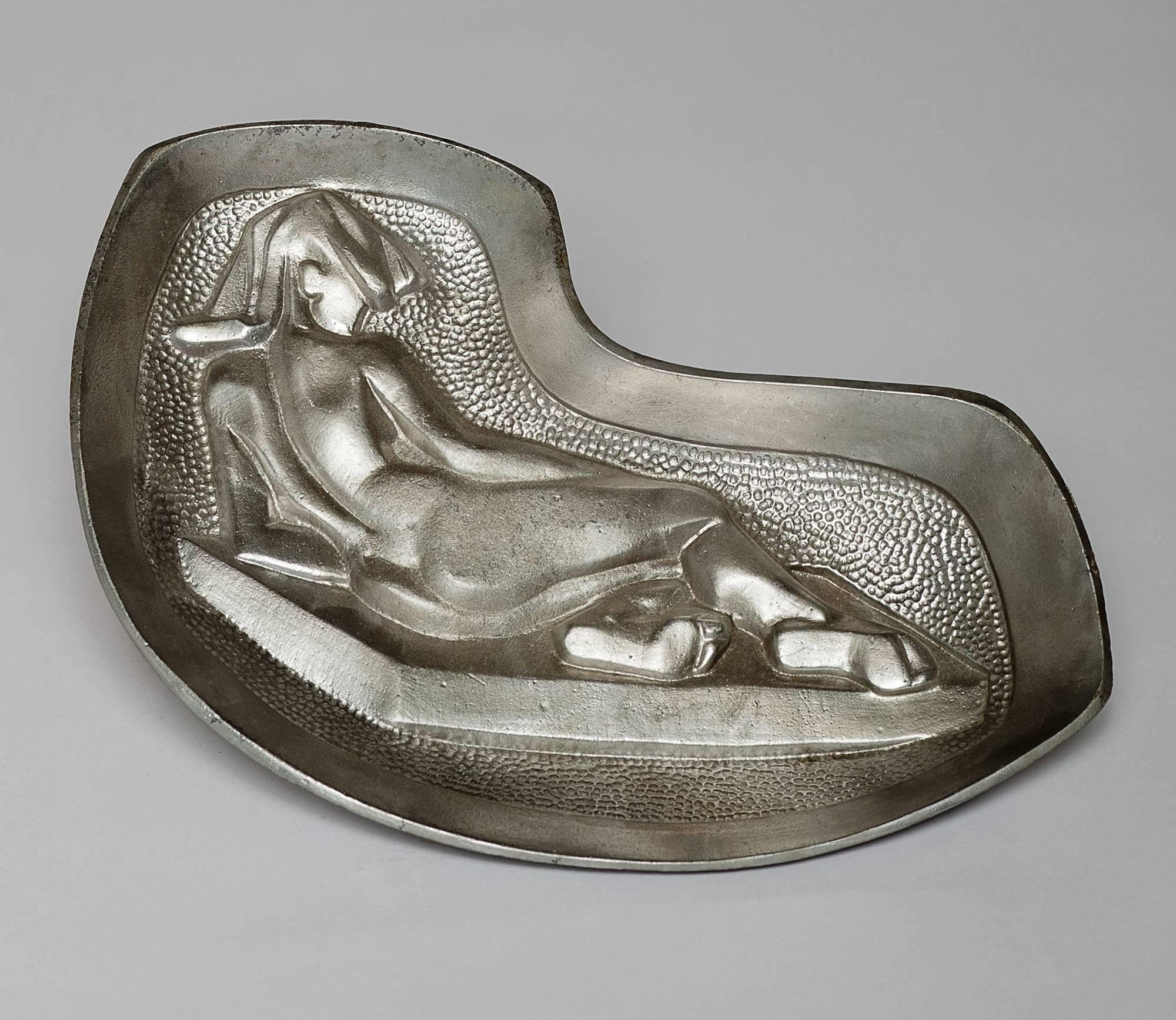 Ashtray with Woman on Base - Sculpture by Dudley Vaill Talcott