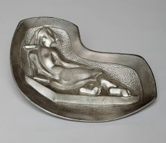 Ashtray with Woman on Base