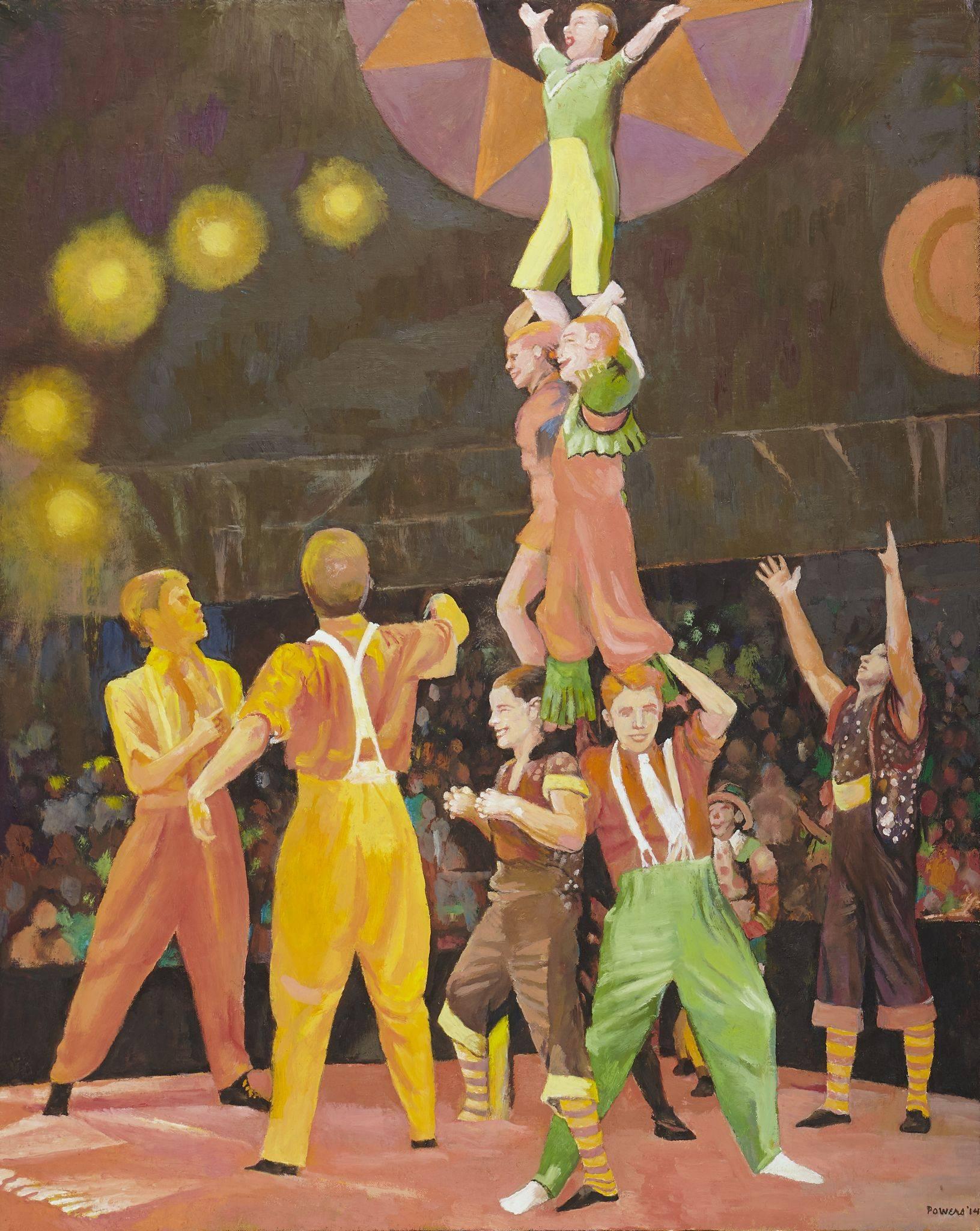 Anne Lyman Powers Figurative Painting - The Circus