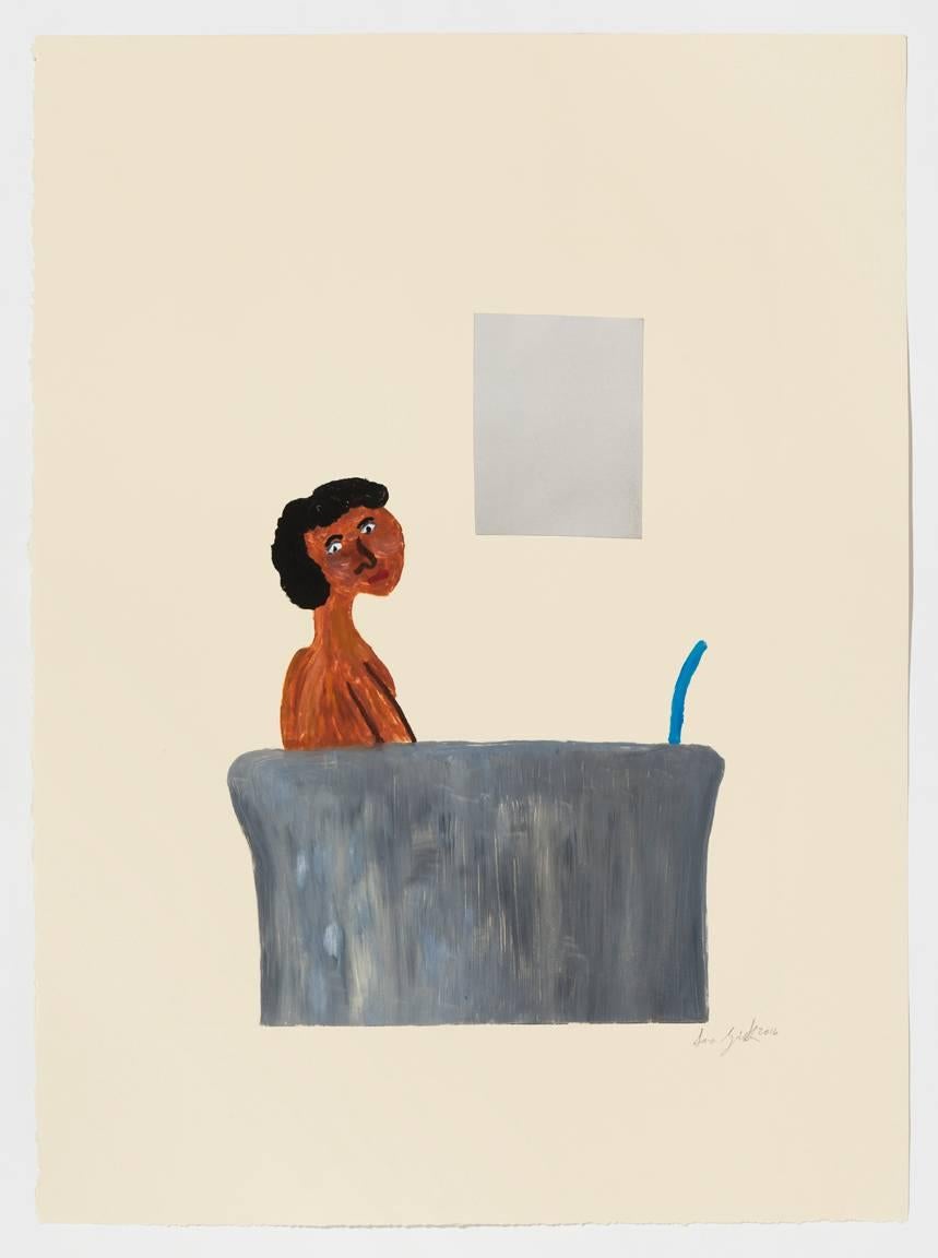 Sara Zielinski Figurative Print - [Person in Tub]