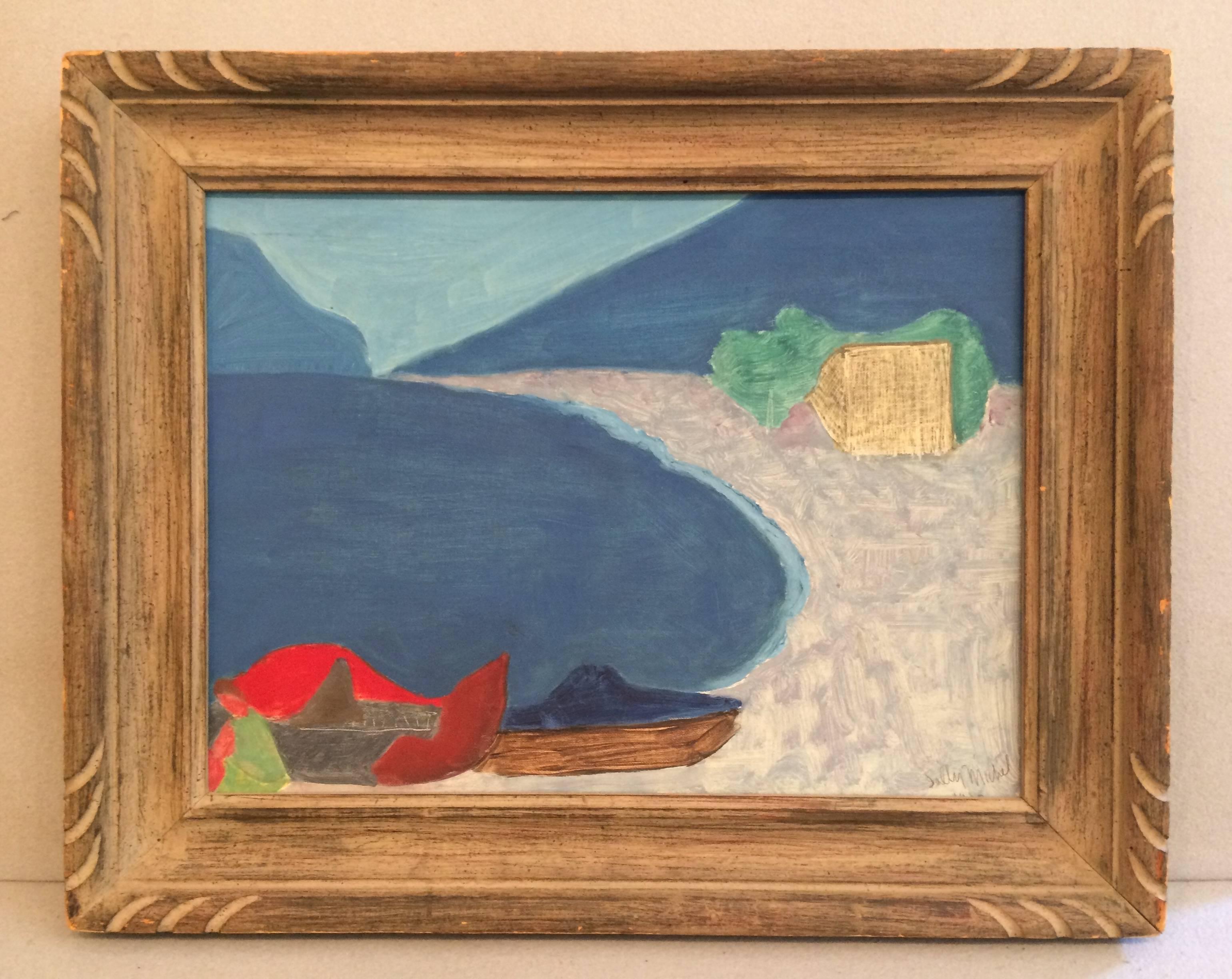 Aegean Sea - Painting by Sally Michel-Avery