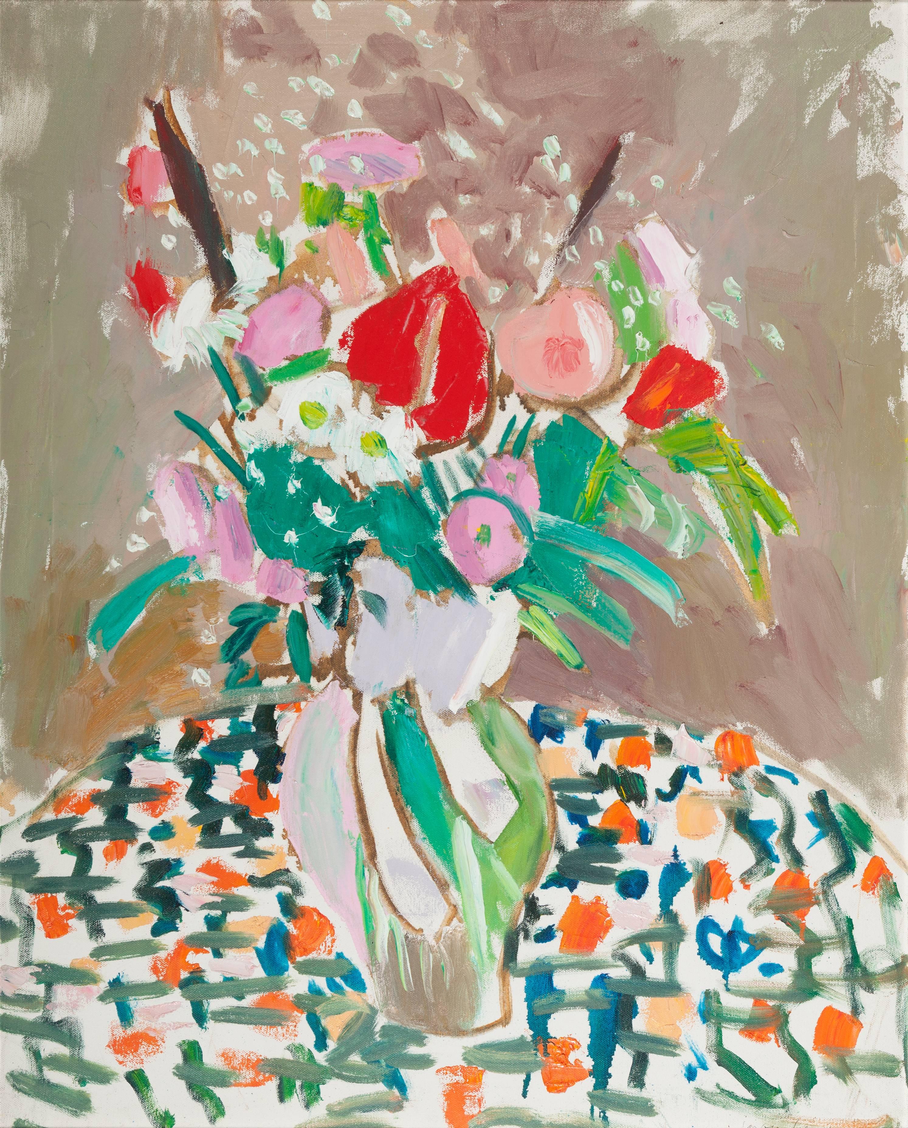 Jason Berger Still-Life Painting - Floral Arrangement, or Spring Flowers